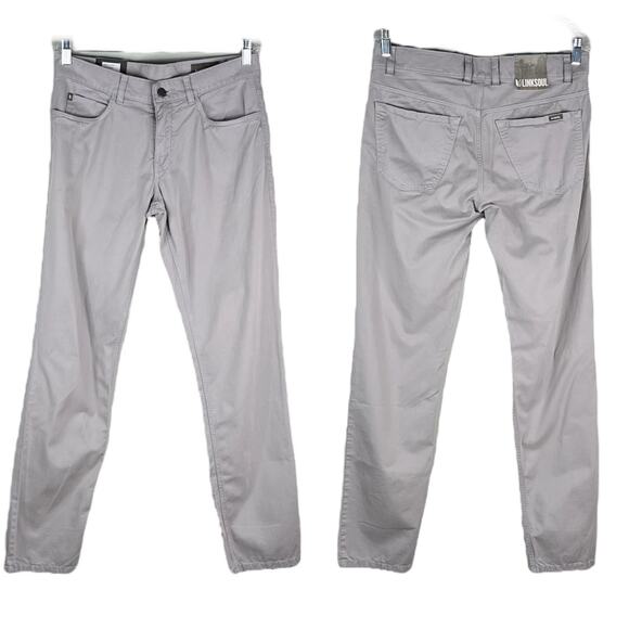 Linksoul Torrey Modern Fit Mens Pants Chino Brook Grey 30R LS6104 New - Picture 1 of 13